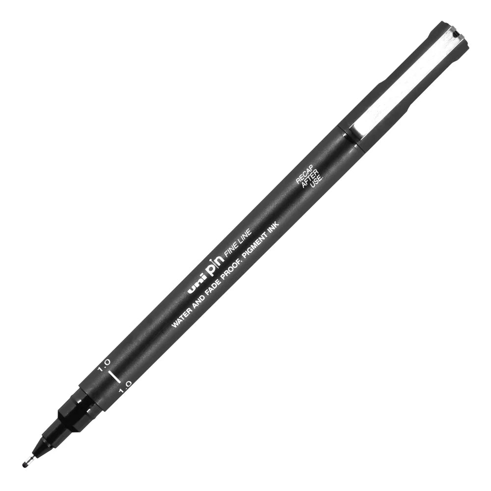 Uni Pin uni-ball Fineliner Pen - 001, Black
